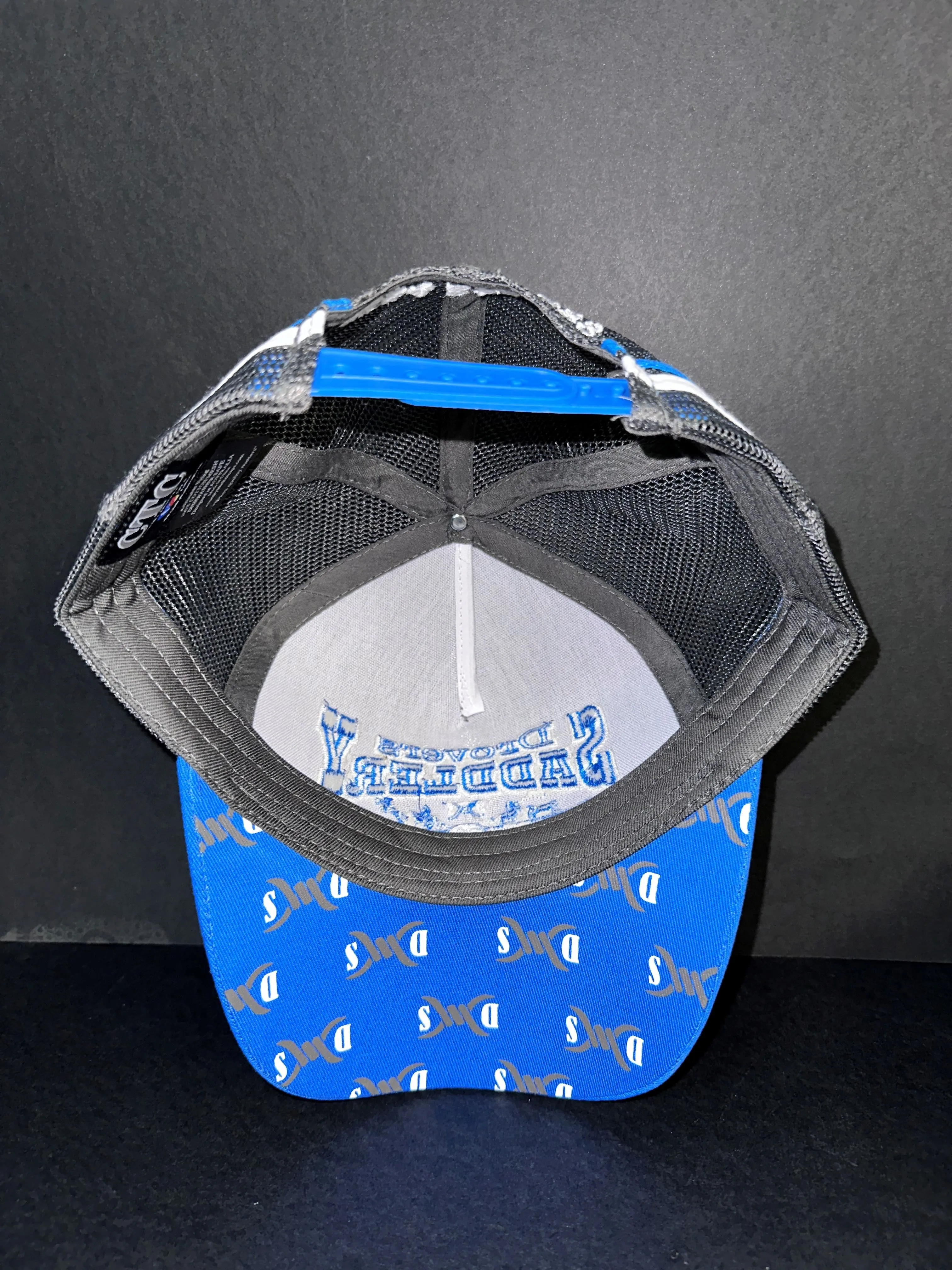 Drovers Saddlery Trucker Cap - Cobalt/Grey