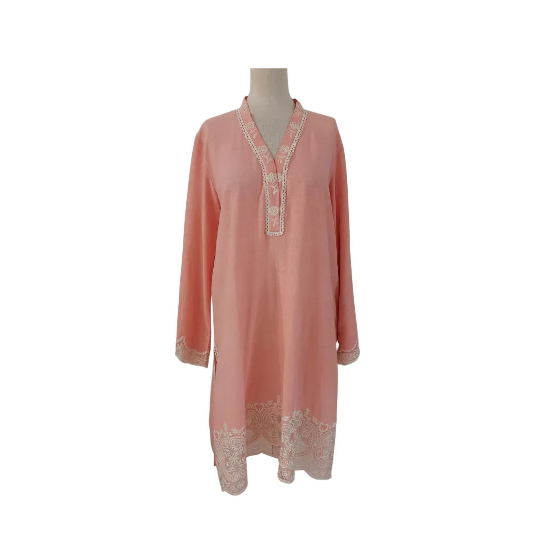 Essentials by Sania Maskatiya Pink Embroidered 2 Piece Outfit | Gently Used |
