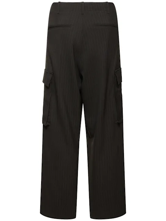 Laneus   Pinstripe cargo pants 