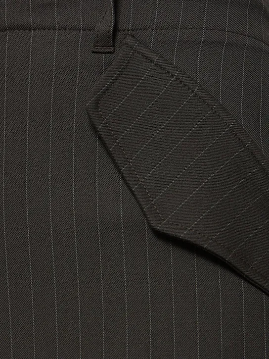 Laneus   Pinstripe cargo pants 