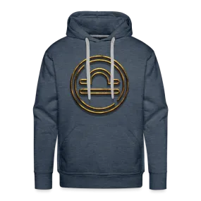 Libra 3D Gold Men’s Premium Hoodie
