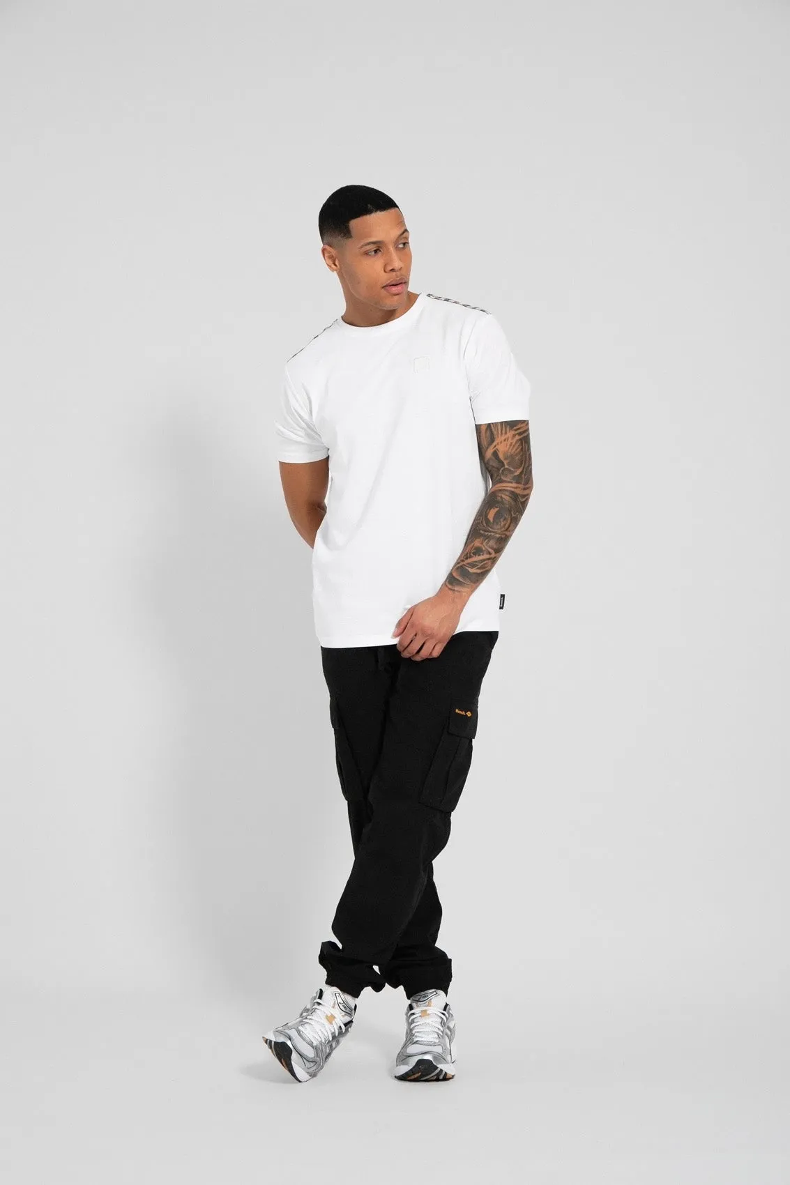 Mens 'DEVVIE' Cargo Pants - BLACK